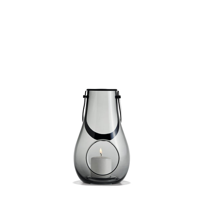 Holmegaard - Design mit Licht Laterne 25 cm Rauch