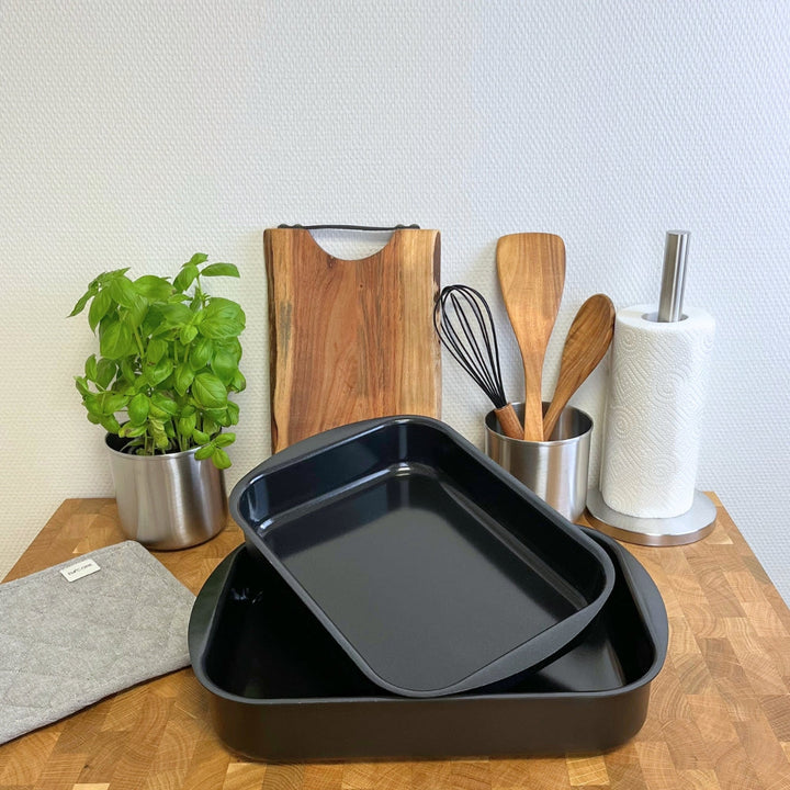 Conzept Kitchen – Aluminium-Backform 30 x 22 x 6,4 cm, Keramik