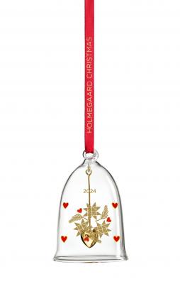 Holmegaard – Ann-Sofi Romme Weihnachtsglocke des Jahres 2024, klein, klar