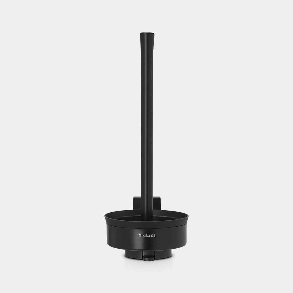 Brabantia - Toilettenpapierhalter für die Wand - Schwarz