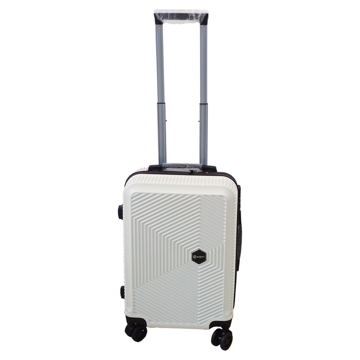 Conzept - Flugkoffer-Set, weiß, ABS, 3-teilig, 20" + 24" + 28"