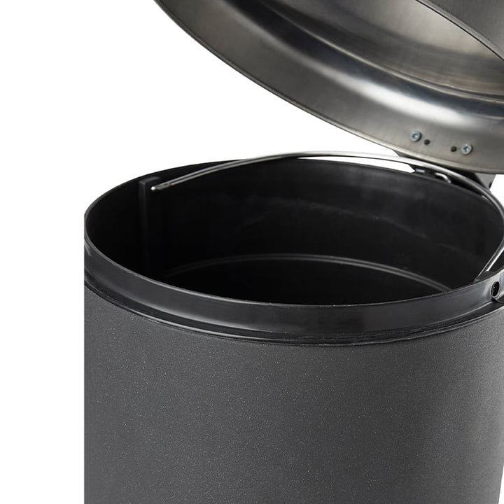 Day - Treteimer 12 Liter, Soft-Close - Schwarzer Edelstahl - 2. Wahl