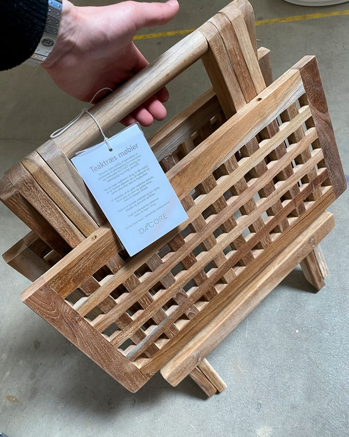 Dacore - Tischrostklappe 50x50 cm Teakholz der Güteklasse C