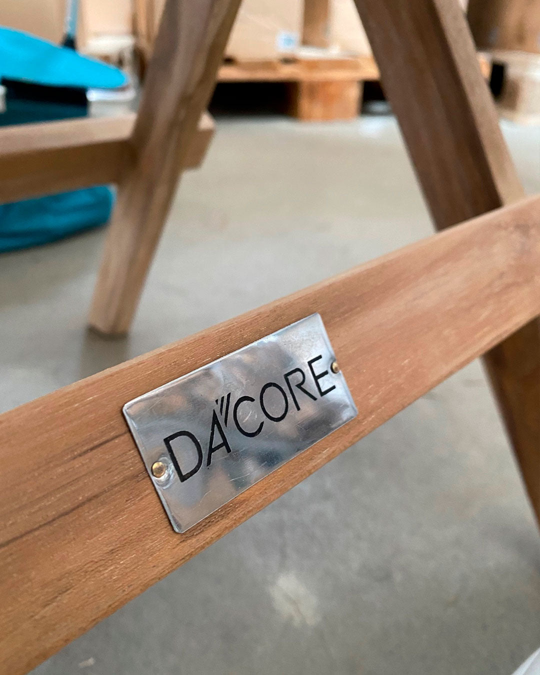 Dacore - Tischrostklappe 50x50 cm Teakholz der Güteklasse C