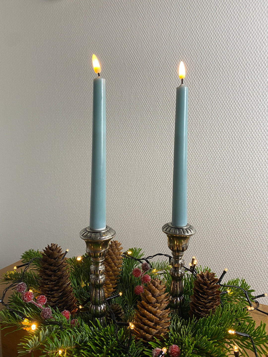 LED-Bühnenleuchten, 2 Stück, 24 cm – 3D-Flamme – Meer