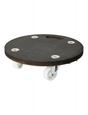 Pflanzenwagen Ø30 cm max. 150 kg Furnier schwarz