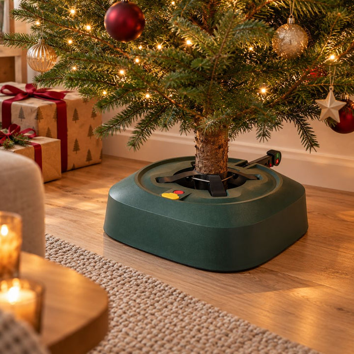Weihnachtsbaumständer mit Fußpedal