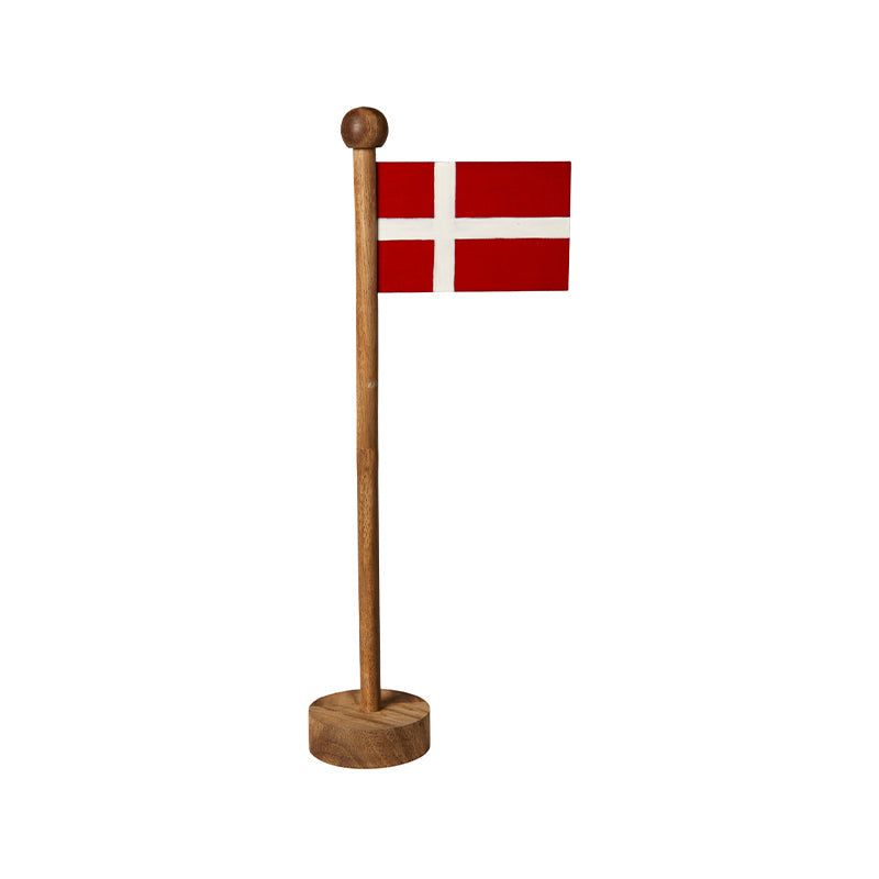 Tischflagge 14x7,8x40,5 cm Bernsteinholz