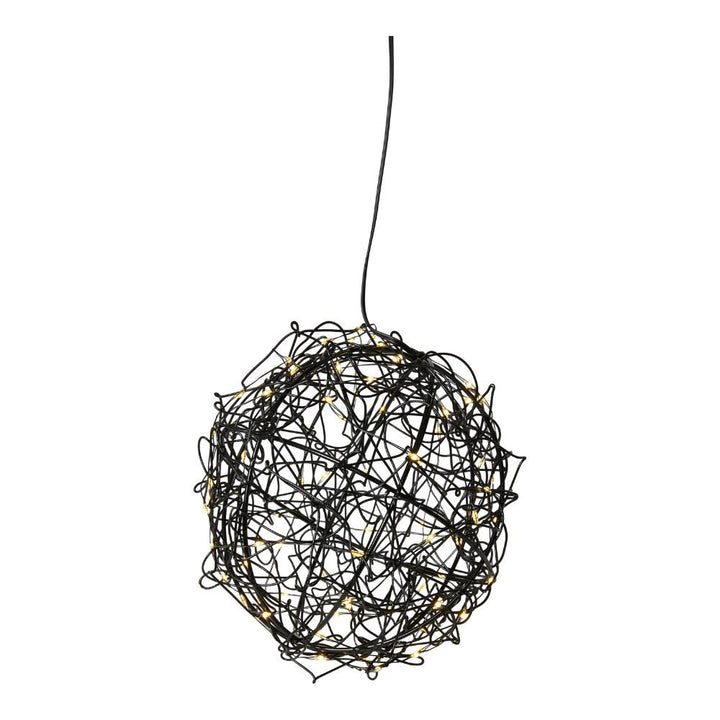 Lyskugle til batteri - 25 cm