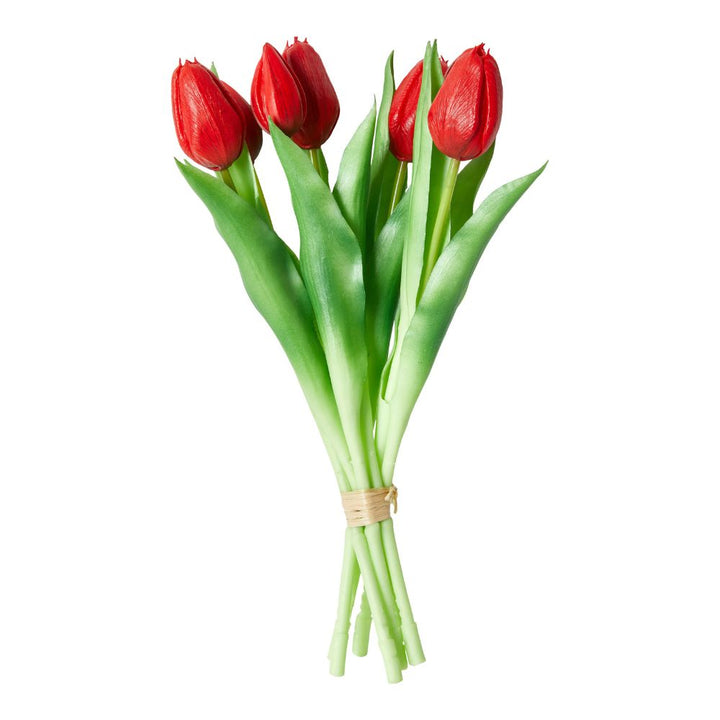 Tulipan buket 7 stk. 31 cm rød