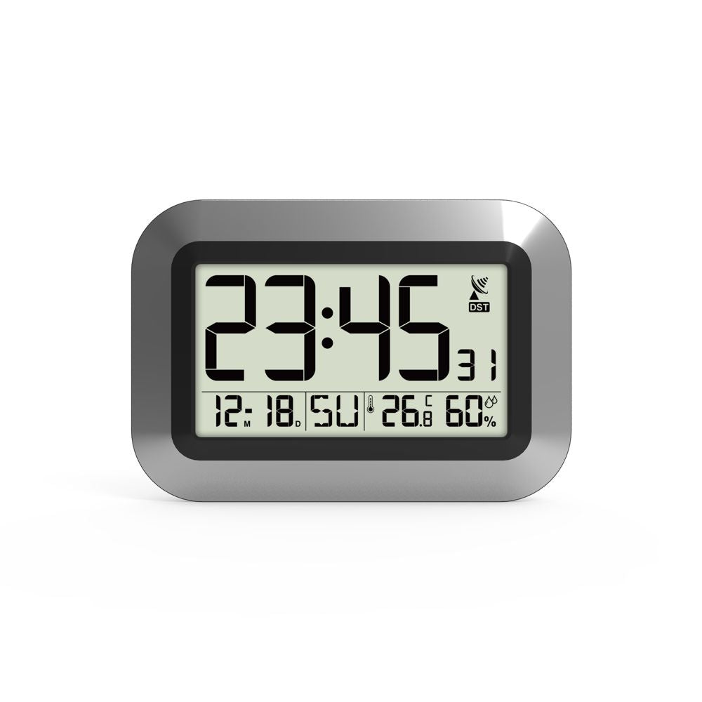 Conzept – Digitale Wanduhr – mit Datums-, Temperatur- und Hygrometeranzeige