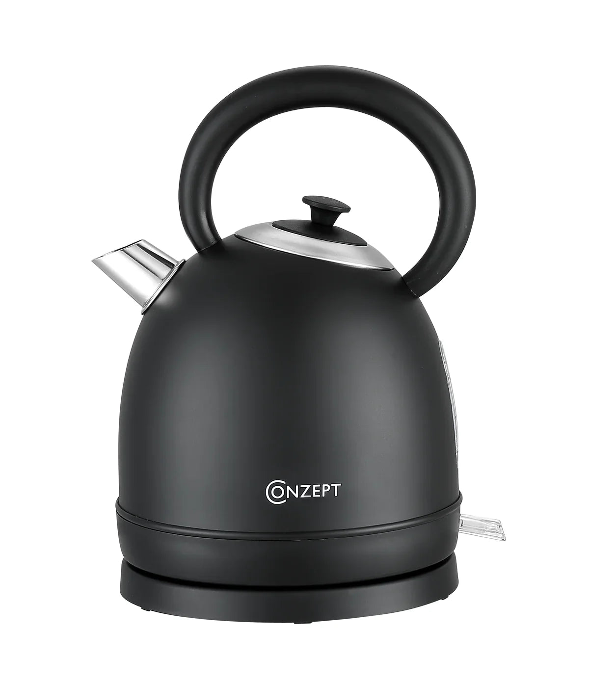 Conzept Electric – Wasserkocher, 1,7 l, 2200 W, Schwarz