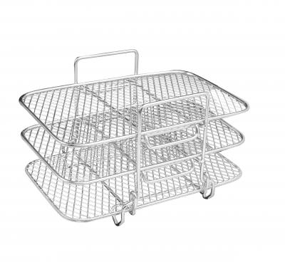 Conzept Airfryer-Stapelrost, 3-teilig, 19 x 12 x 11,5 (9) cm
