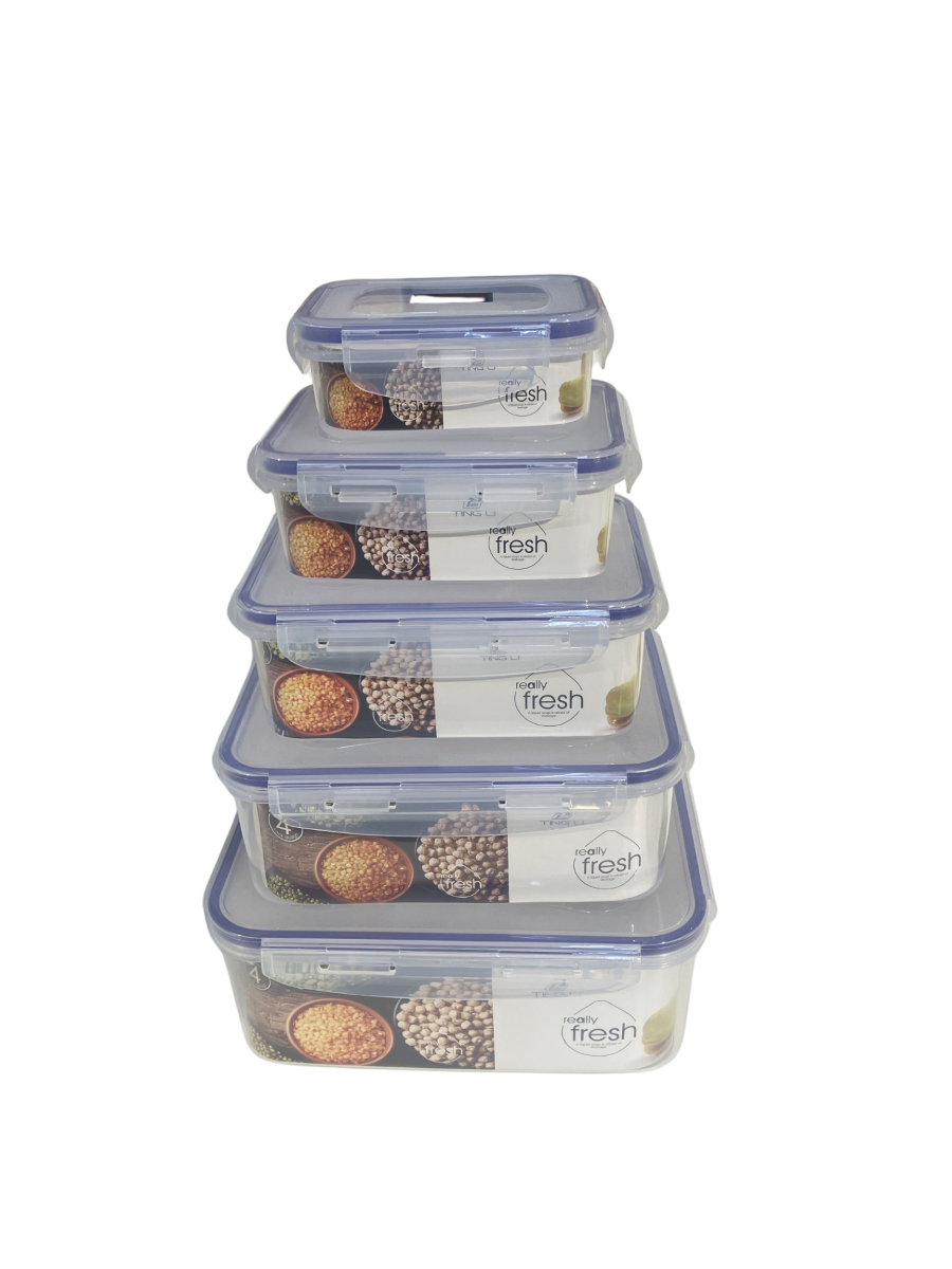 Aufbewahrungsbox-Set, 5-teilig – luftdichte Behälter