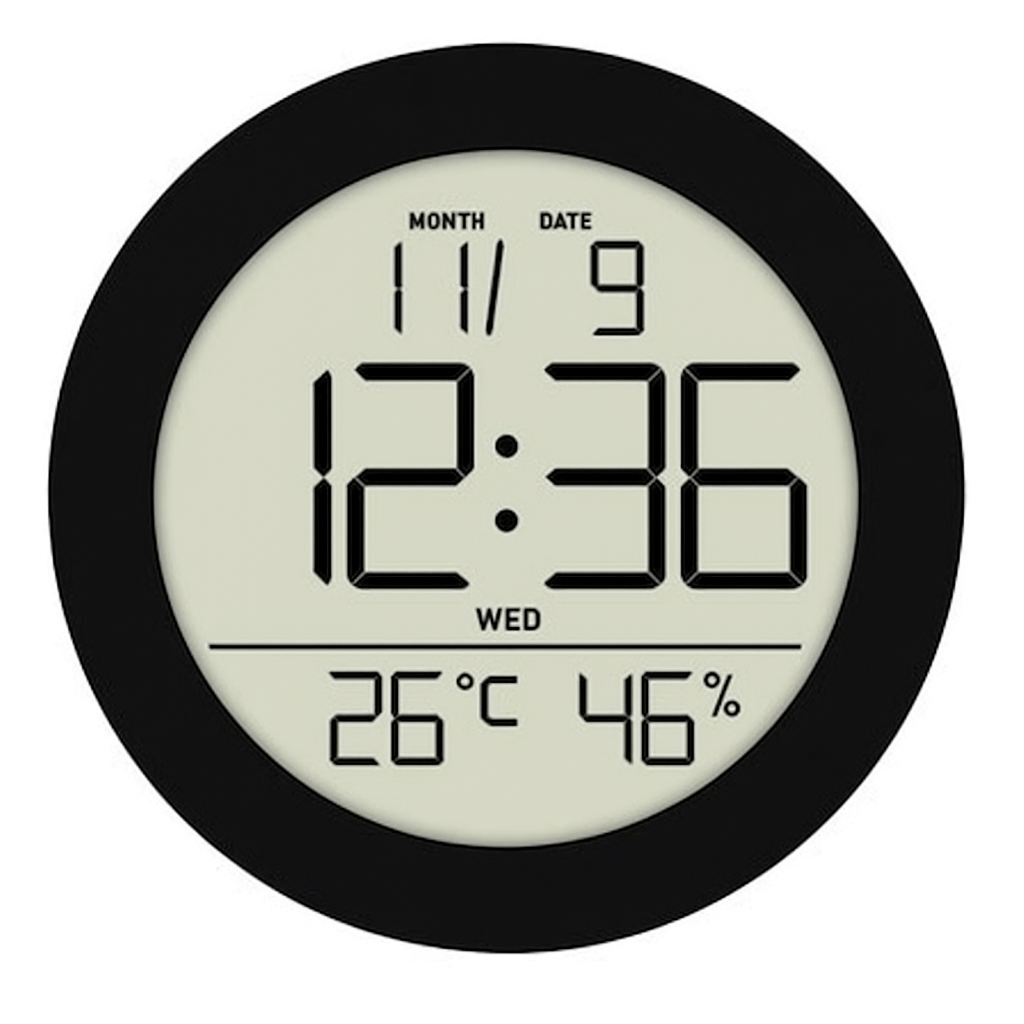 Conzept – Thermometer und Hygrometer in Schwarz