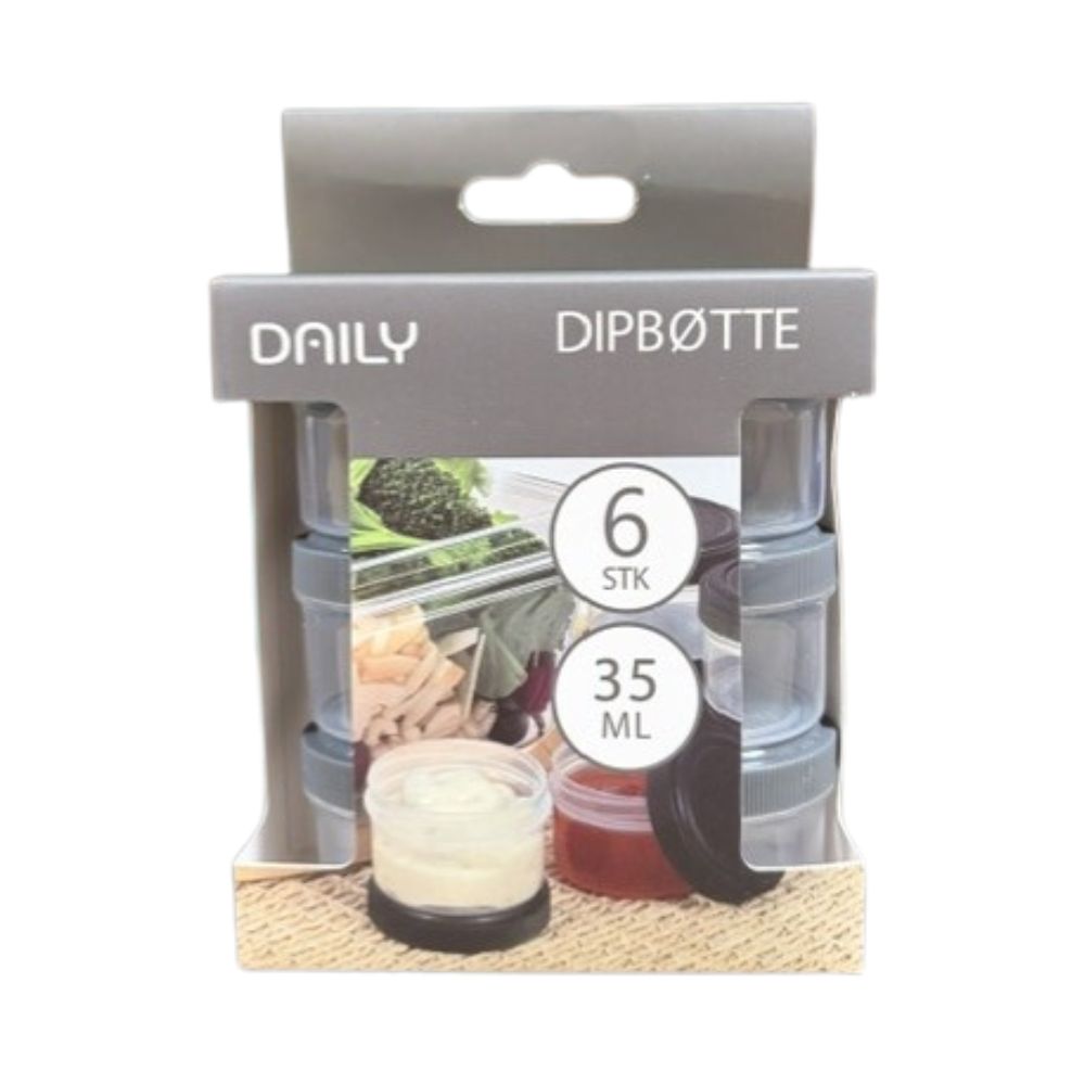 Daily - Dipbecher 4,5x3,5 cm 6 Stk.