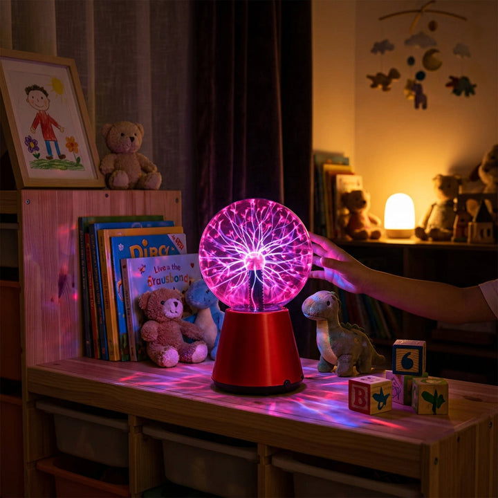 Plasmalampe Ø15x24,7 cm mit RGB-Licht im Sockel