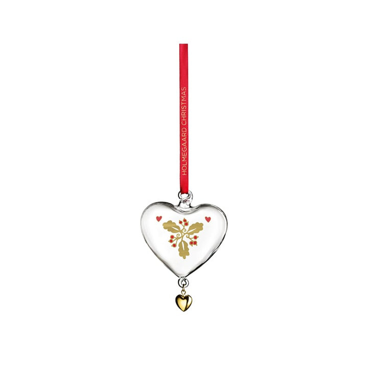 Holmegaard - Ann-Sofi Romme Weihnachtsherz des Jahres 2022 Klar - 8 cm
