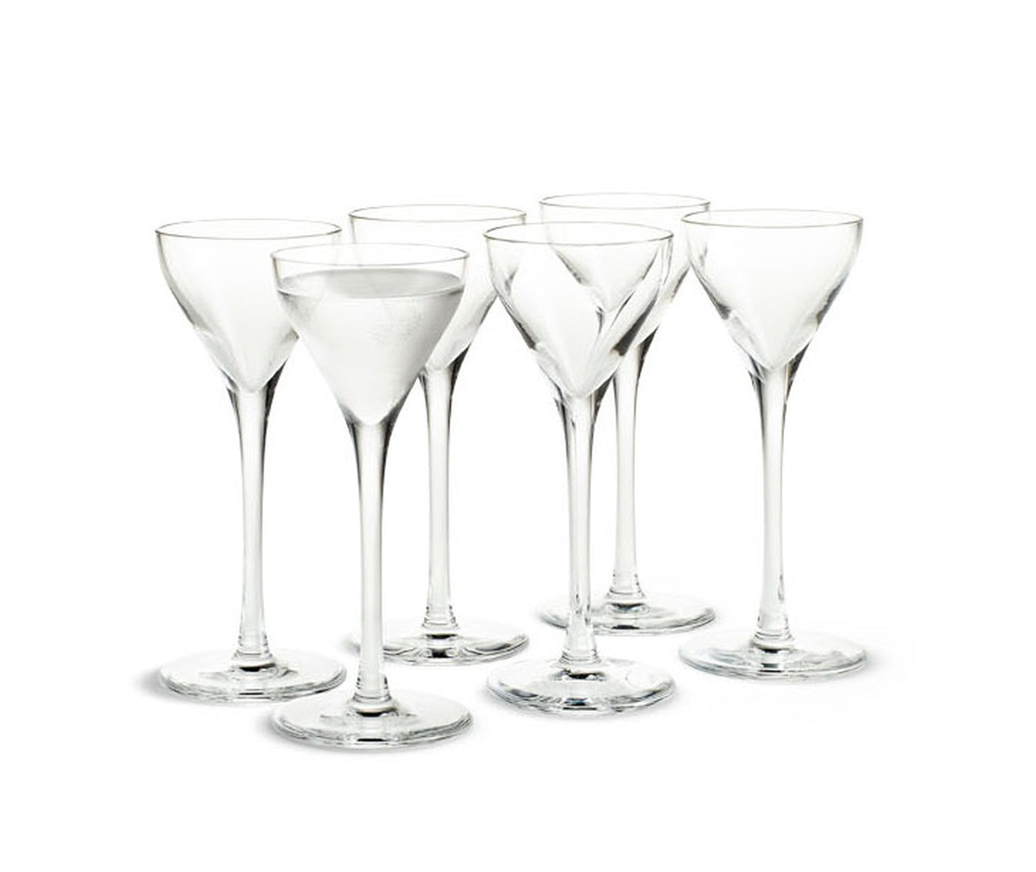 Holmegaard - Cabernet Shotglas Klar - 4,5 cl 6 Stück.