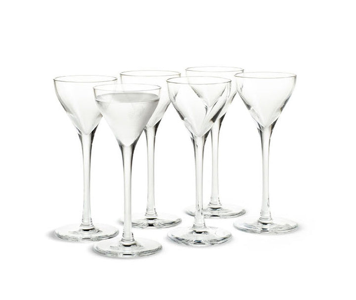 Holmegaard - Cabernet Shotglas Klar - 4,5 cl 6 Stück.