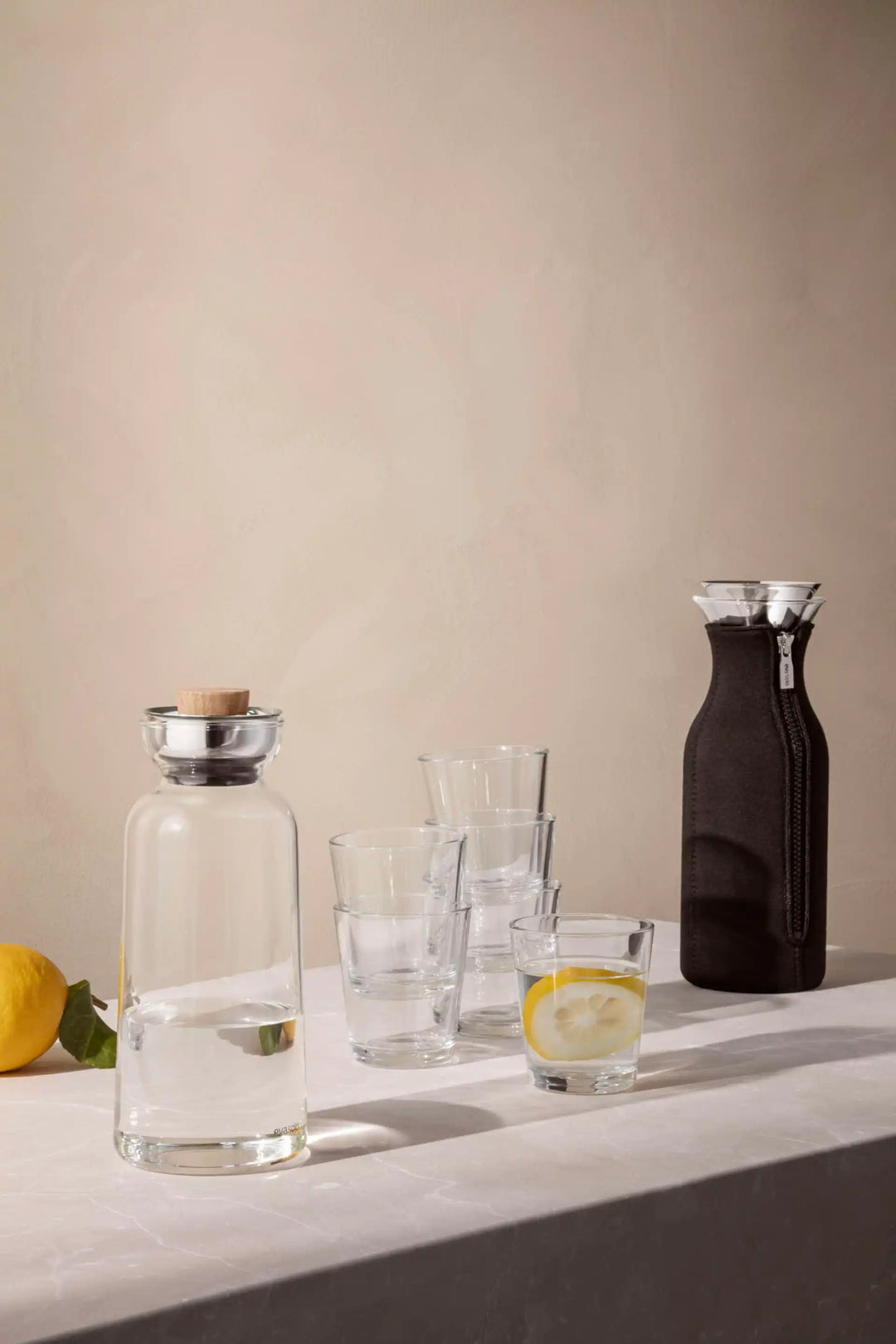Eva Solo Karaffe, gewebt, schwarz, 1 Liter