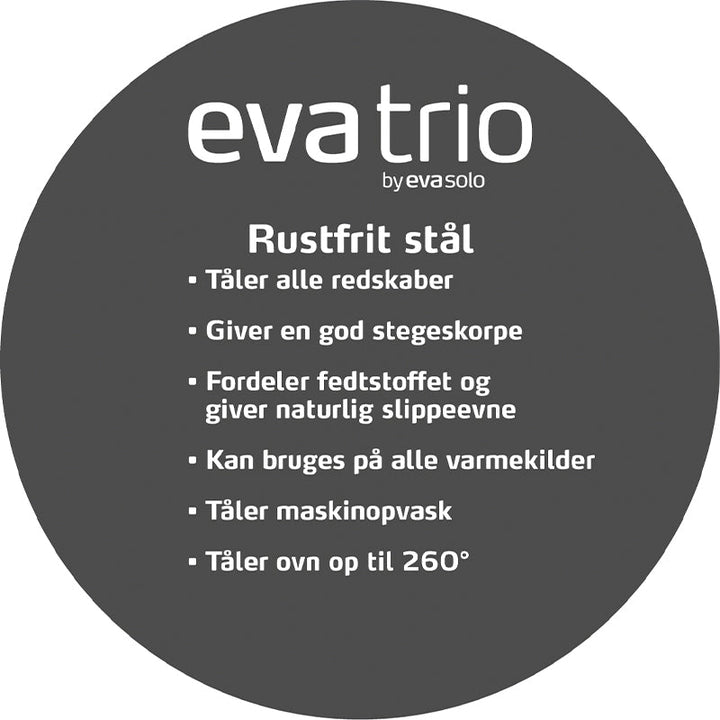 Eva Trio – Antihaft-Bratpfanne 24 cm – Edelstahl