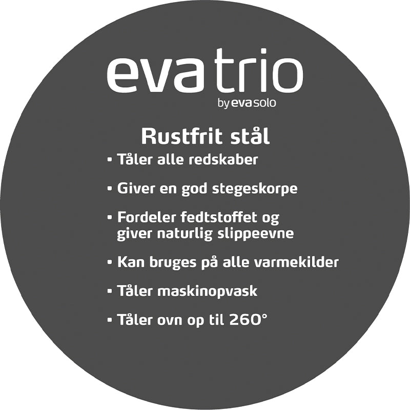 Eva Trio - Wok Edelstahl - 32 cm