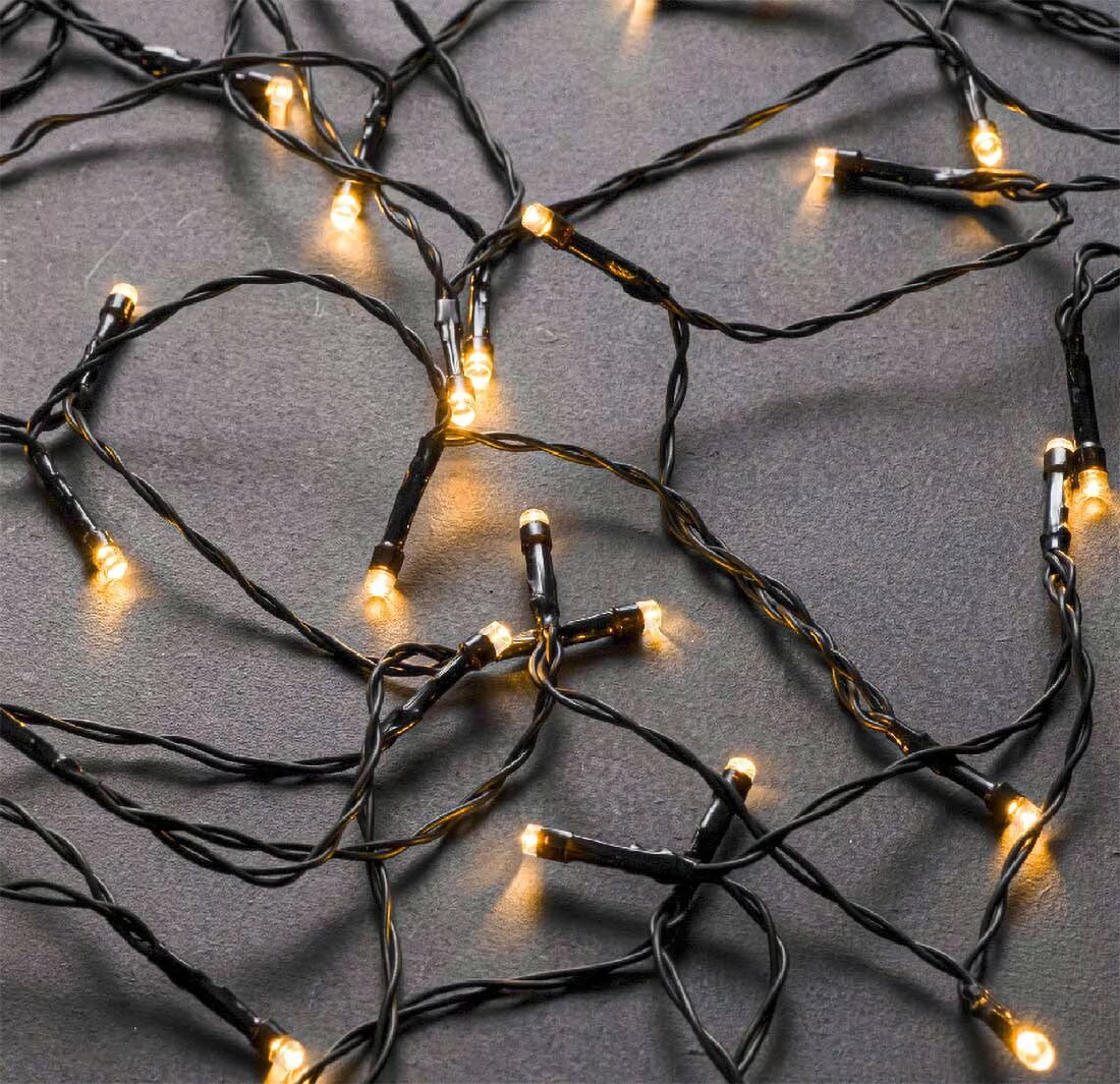Sirius - Julius Batterie-Lichterkette mit 160 LEDs, Schutzart IP44, Doppeltimer, 8 Funktionen, warmweiß