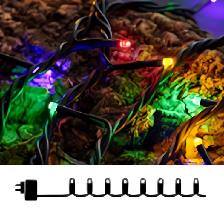 Sirius - Julius Batterie-Lichterkette mit 40 LEDs, Schutzart IP44, Doppeltimer, 8 Funktionen, mehrfarbig