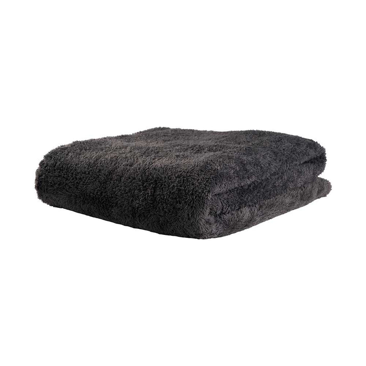 Tag - Karierter Teddyfleece 150x200 cm, Farbe Grau/Beige