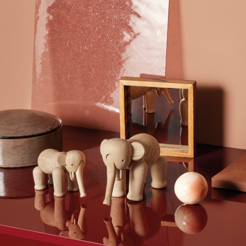 Kay Bojesen - Elephant kleine Eiche H13 cm