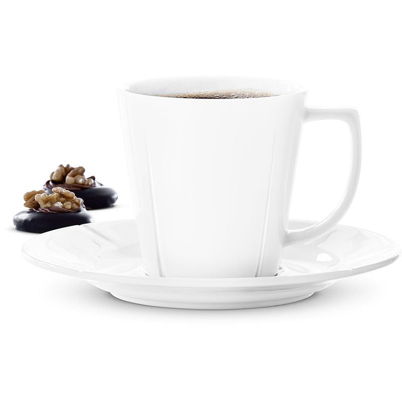 Rosendahl - Grand Cru Kaffeetasse mit Untertasse 26 cl weiß 4 Stück.