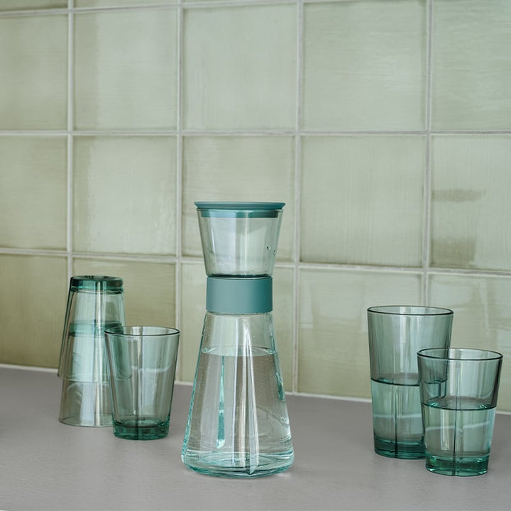 Rosendahl – Grand Cru Wasserkaraffe aus Recyclingmaterial, 90 cl, klar, grün