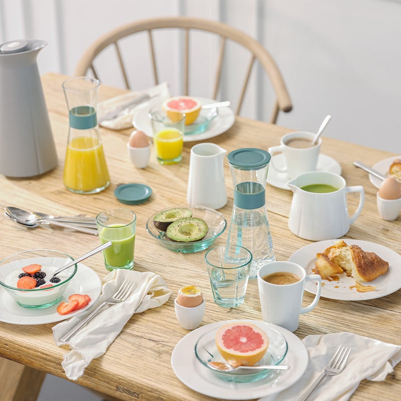Rosendahl – Grand Cru Wasserkaraffe aus Recyclingmaterial, 90 cl, klar, grün