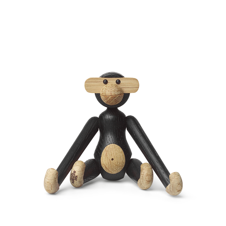 Kay Bojesen – Mini Monkey, dunkel gebeizte Eiche, 9,5 cm