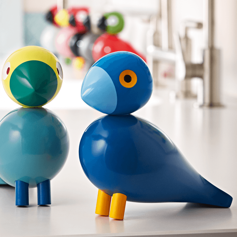 Kay Bojesen - Singvogel Kay blau 15,5 cm