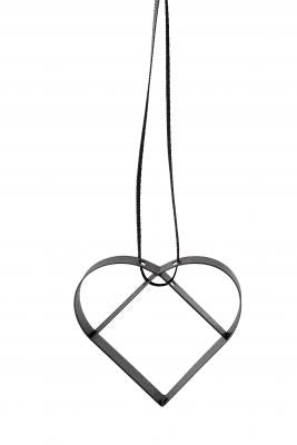 Stelton - Figura Ornament, Herz, weich schwarz