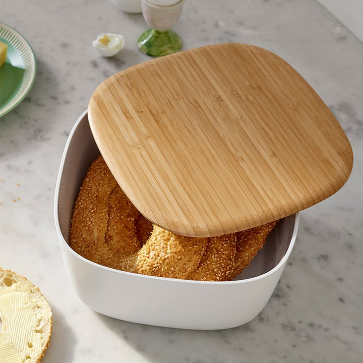 RIG-TIG - BOX-IT Brotkasten weiß 23 cm