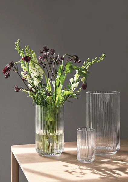 Lyngby - Vase 20 cm - Klarglas