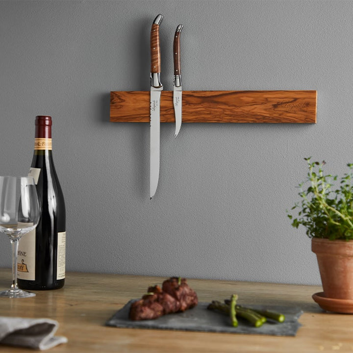Laguiole von Hâws – Messermagnet für die Wand – Olivenholz