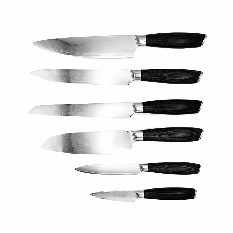 Haws - Damascus knivsæt 6 dele
