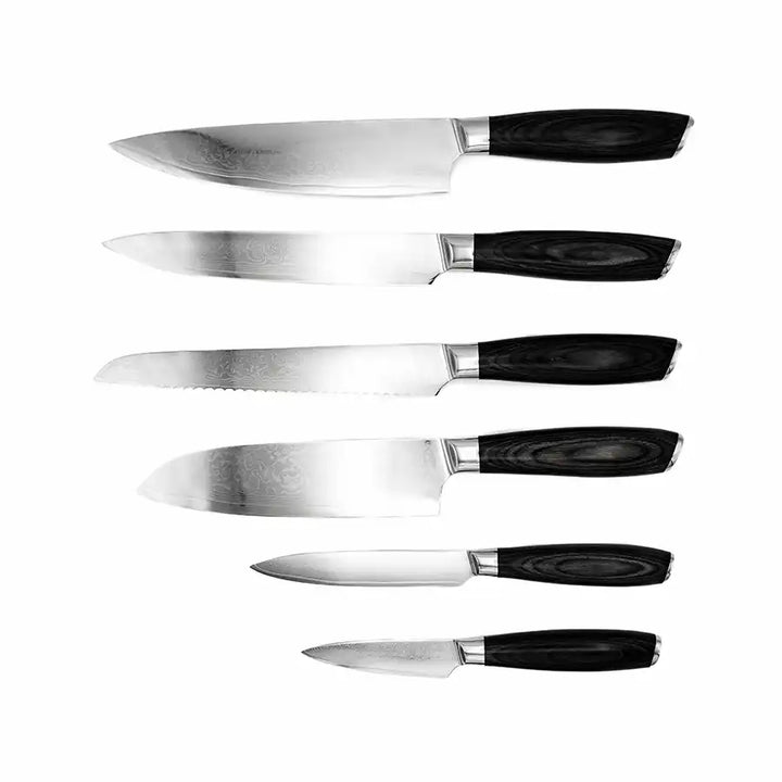 Haws - Damascus knivsæt 6 dele