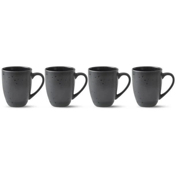 Bitz Galaxy Black - Becher mit Henkel 30 cl 4 Stück.