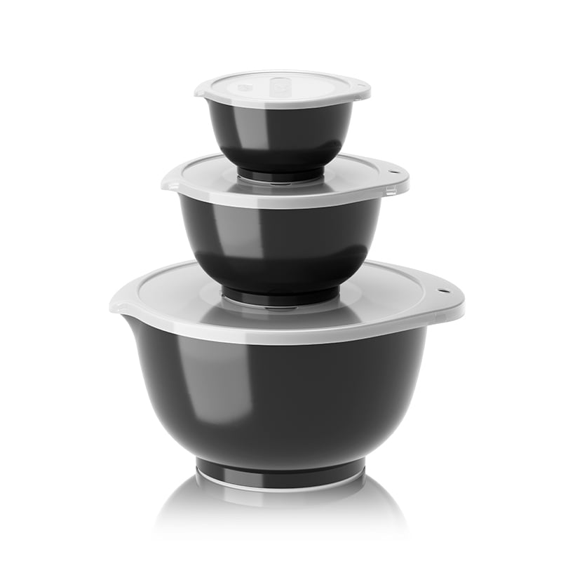 Rosti – NEUES Margrethe Rührschüssel-Set, 6-teilig, Carbon Black