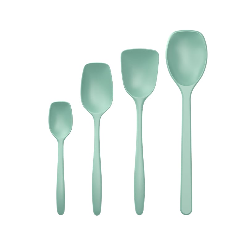 Rösti – Topflöffel-Set, 4-teilig, NEU, klassisches nordisches Grün