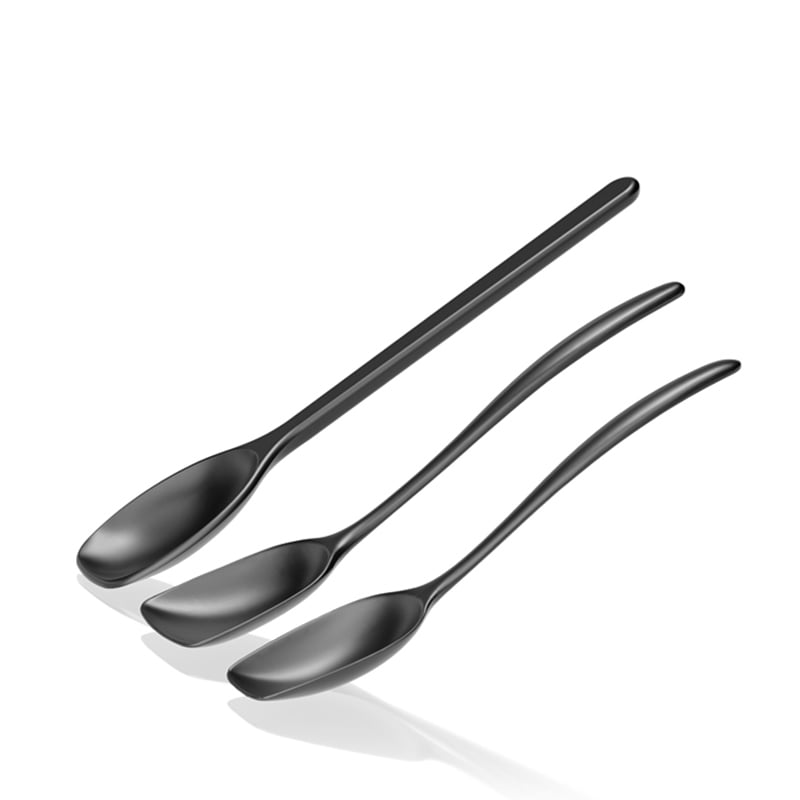 Rosti – NEUES klassisches Topflöffel-Set, 3-teilig, Carbon Black