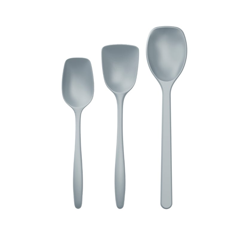Rösti-Topflöffel-Set, 3-teilig, NEU, Klassisches Staubblau