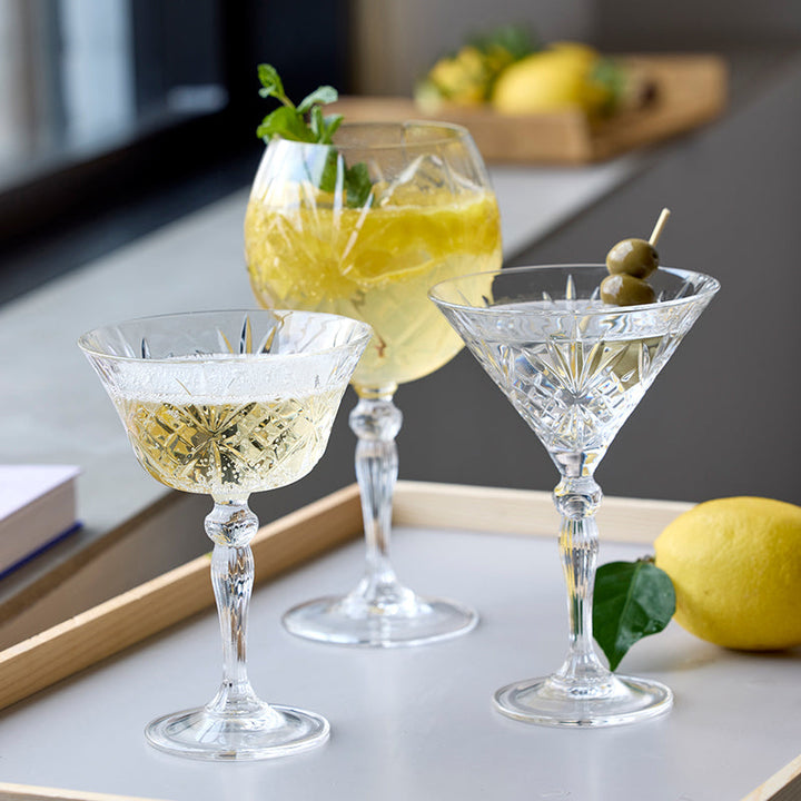 Lyngby Glass - Melodia Champagnerschale 26 cl 4 Stück.
