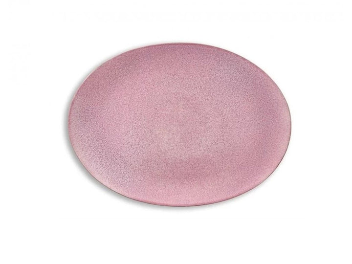Bitz - Schale oval 45x34cm Grau/Hellrosa