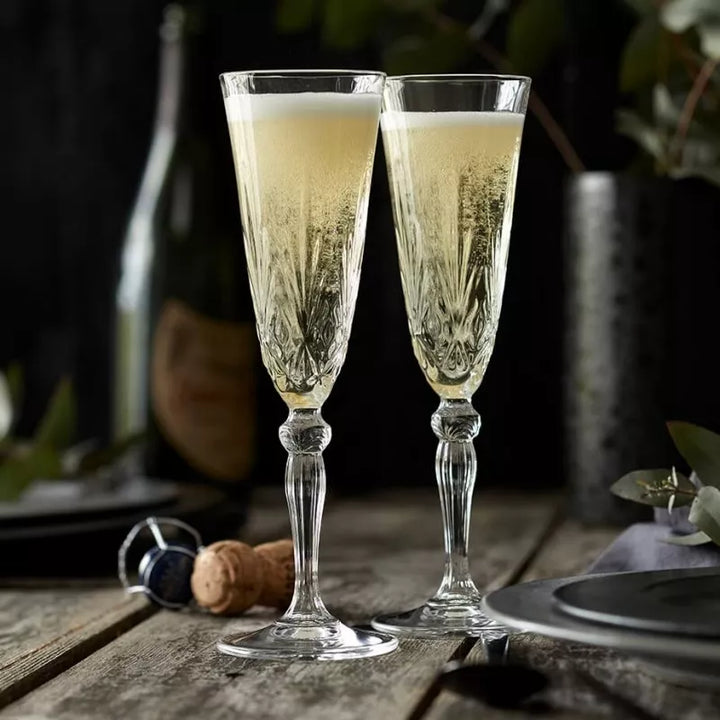 Lyngby Glas - Melodia Champagner 16 cl - 4 Stk